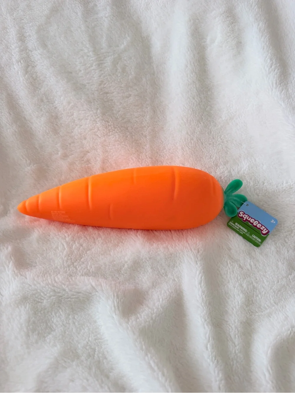 Viral Target Squeezy Carrot Squishy Fidget Toy - NWT - Fast Ship